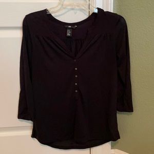 Black H&M top size XS